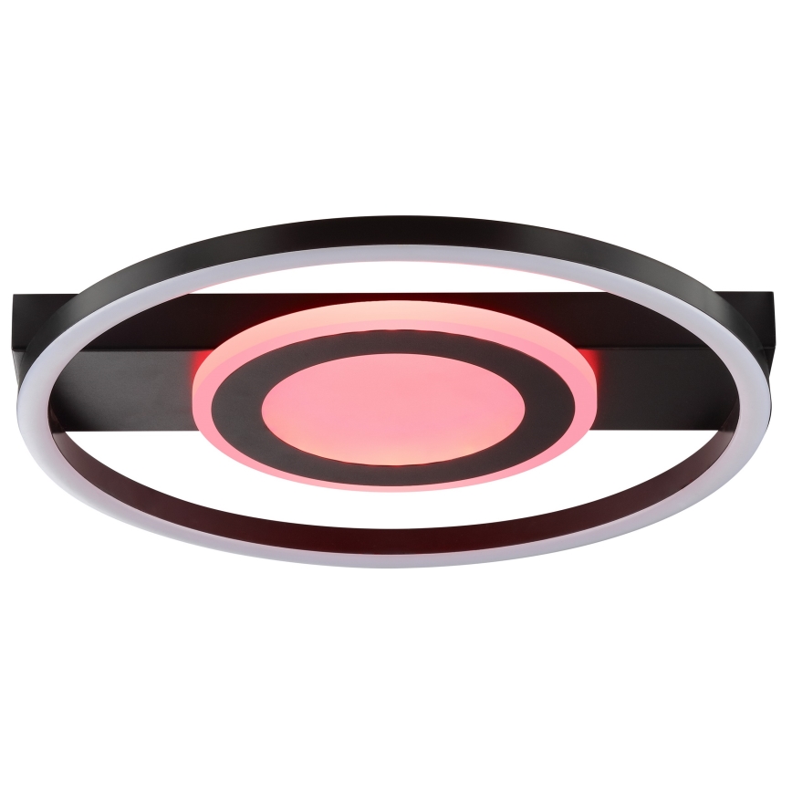 Brilliant - LED RGBW dimbar taklampa MAUREEN LED/20W/230V 3000-6500K svart + fjärrkontroll