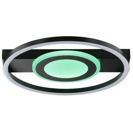 Brilliant - LED RGBW dimbar taklampa MAUREEN LED/20W/230V 3000-6500K svart + fjärrkontroll