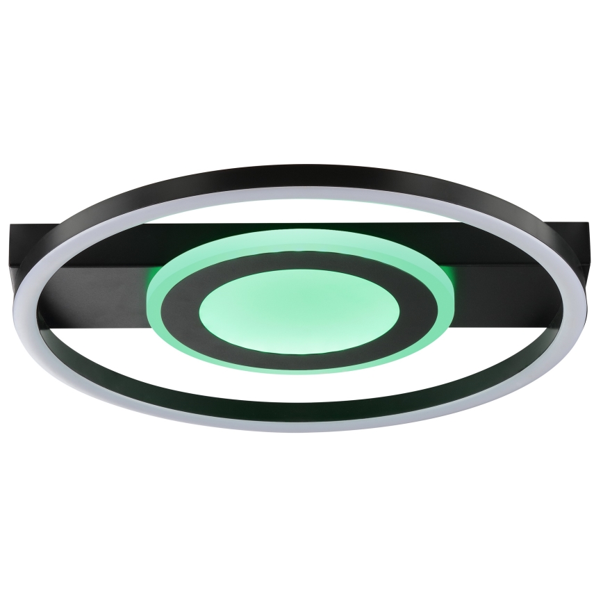 Brilliant - LED RGBW dimbar taklampa MAUREEN LED/20W/230V 3000-6500K svart + fjärrkontroll