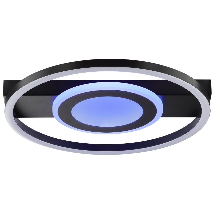 Brilliant - LED RGBW dimbar taklampa MAUREEN LED/20W/230V 3000-6500K svart + fjärrkontroll