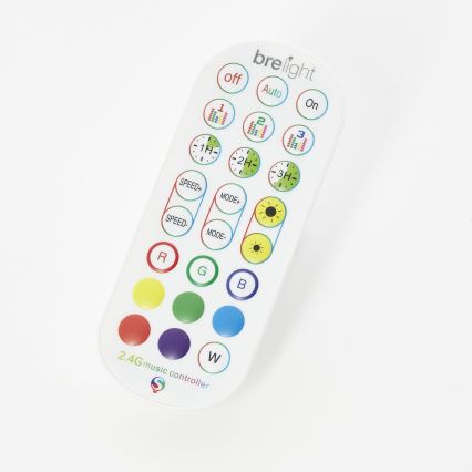 Brilliant - LED RGBW Ljusreglerad golvlampa NEELE LED/6,5W/230V vit + fjärrkontroll