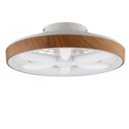 Brilliant - LED RGBW Takfläkt med dimmer GAIANO LED/24W/230V 2700-6500K diameter 48 cm brun + fjärrkontroll