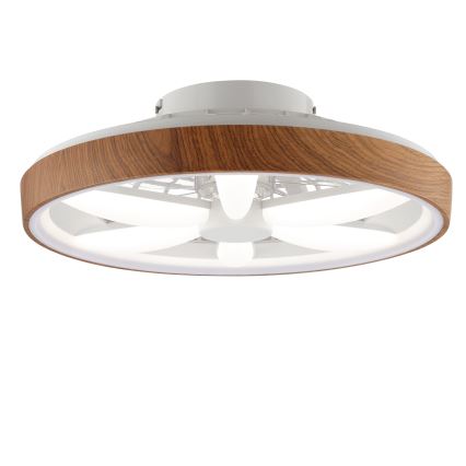 Brilliant - LED RGBW Takfläkt med dimmer GAIANO LED/24W/230V 2700-6500K diameter 48 cm brun + fjärrkontroll