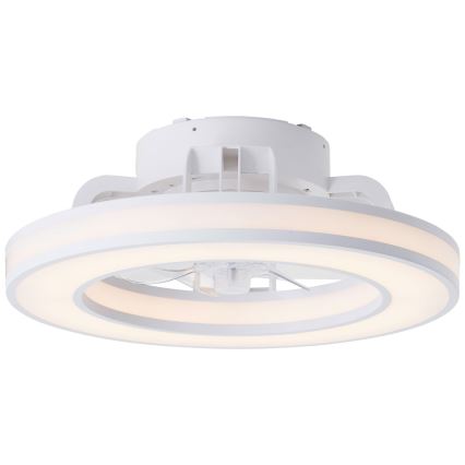 Brilliant - LED RGBW Takfläkt med dimmer MONDELLO LED/26W/230V 2700-6500K diameter 41,5 cm vit + fjärrkontroll