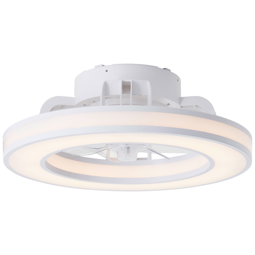 Brilliant - LED RGBW Takfläkt med dimmer MONDELLO LED/26W/230V 2700-6500K diameter 41,5 cm vit + fjärrkontroll