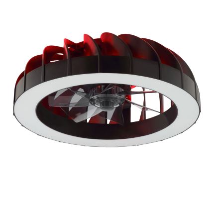 Brilliant - LED RGBW Dimbar takfläkt med ljus FANORA LED/30W/230V 2700-6500K Ø 46 cm svart + fjärrkontroll