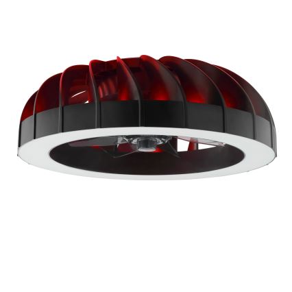 Brilliant - LED RGBW Dimbar takfläkt med ljus FANORA LED/30W/230V 2700-6500K Ø 46 cm svart + fjärrkontroll