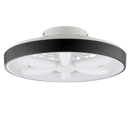 Brilliant - LED RGBW Dimbar takfläkt med ljus GAIANO LED/48W/230V 2700-6500K svart + fjärrkontroll