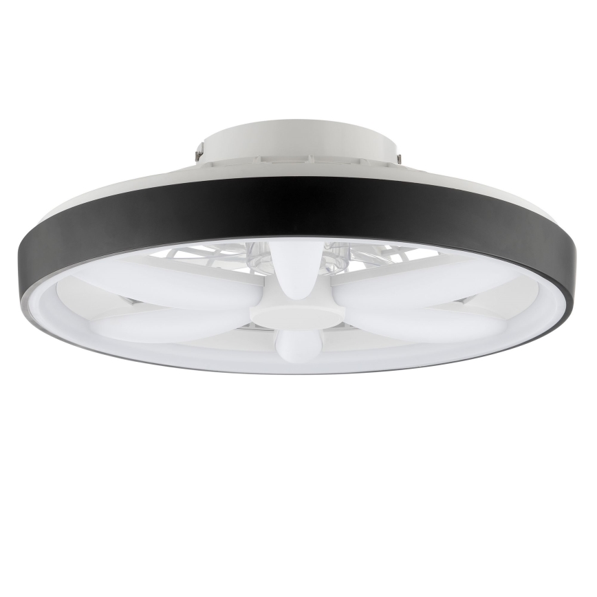 Brilliant - LED RGBW Dimbar takfläkt med ljus GAIANO LED/48W/230V 2700-6500K svart + fjärrkontroll