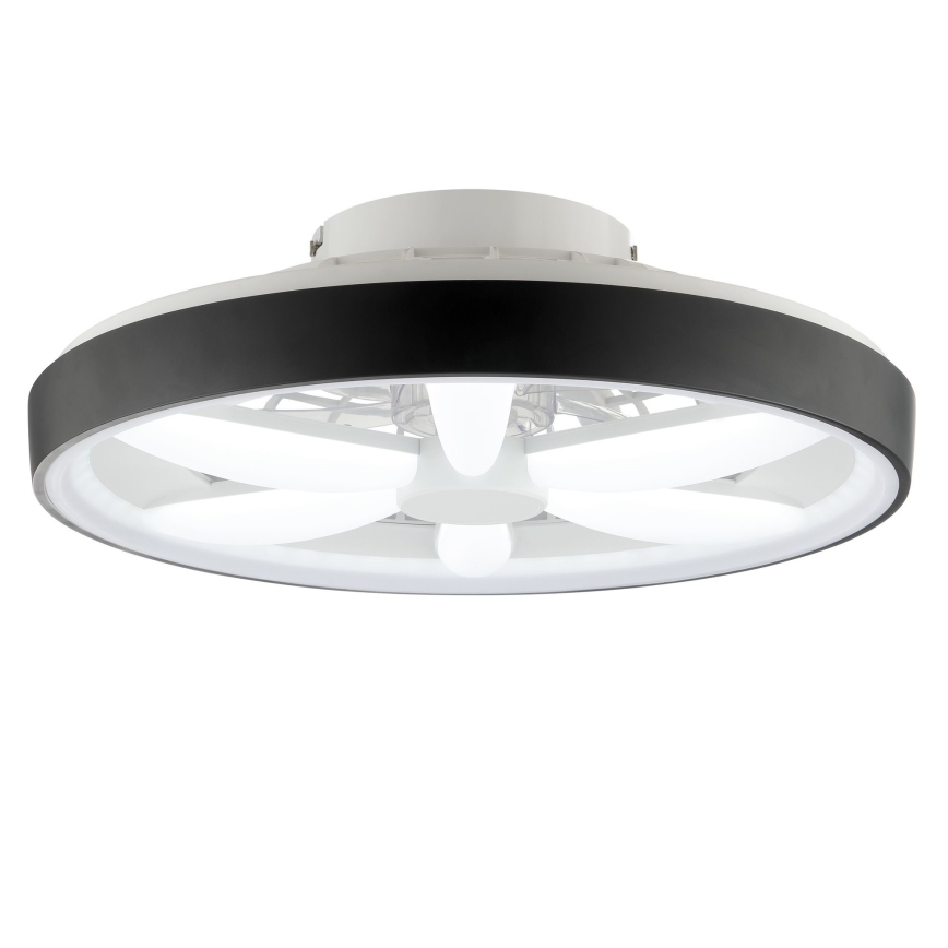 Brilliant - LED RGBW Dimbar takfläkt med ljus GAIANO LED/48W/230V 2700-6500K svart + fjärrkontroll