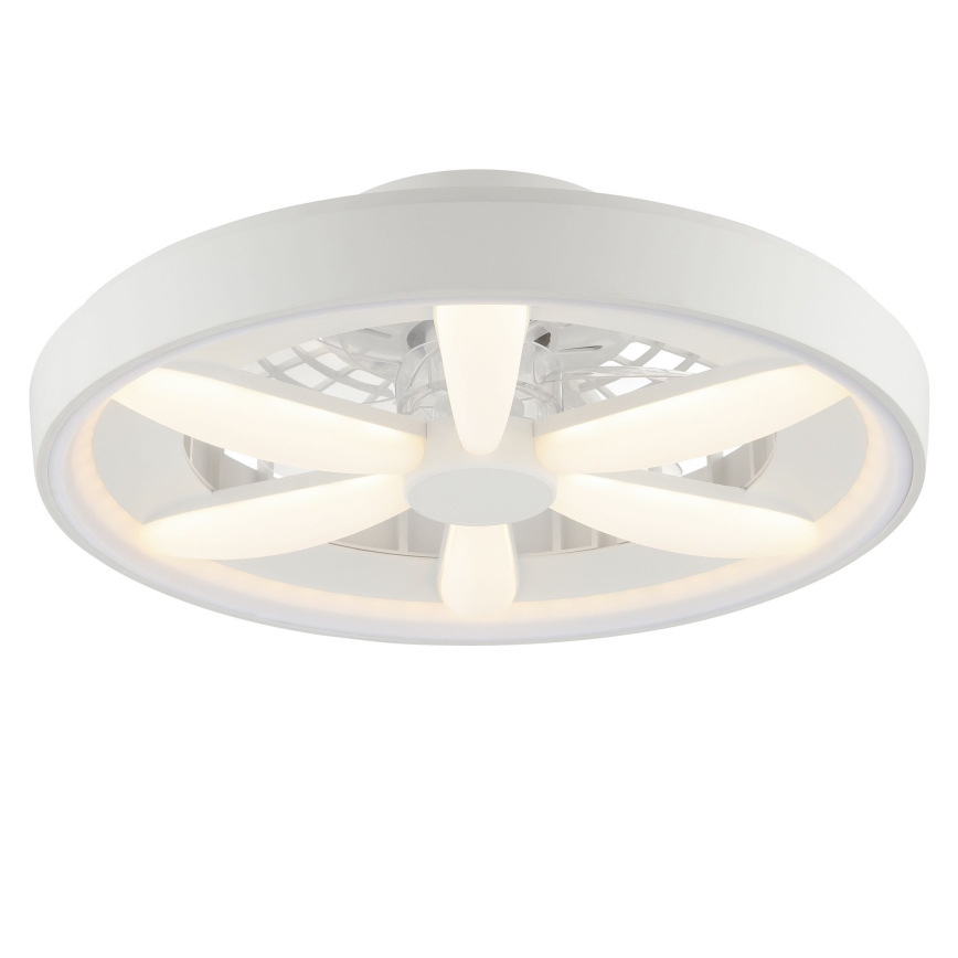 Brilliant - LED RGBW Dimbar takfläkt med ljus GAIANO LED/48W/230V 2700-6500K vit + fjärrkontroll