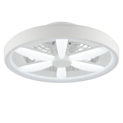 Brilliant - LED RGBW Dimbar takfläkt med ljus GAIANO LED/48W/230V 2700-6500K vit + fjärrkontroll