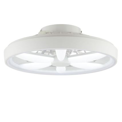 Brilliant - LED RGBW Dimbar takfläkt med ljus GAIANO LED/48W/230V 2700-6500K vit + fjärrkontroll