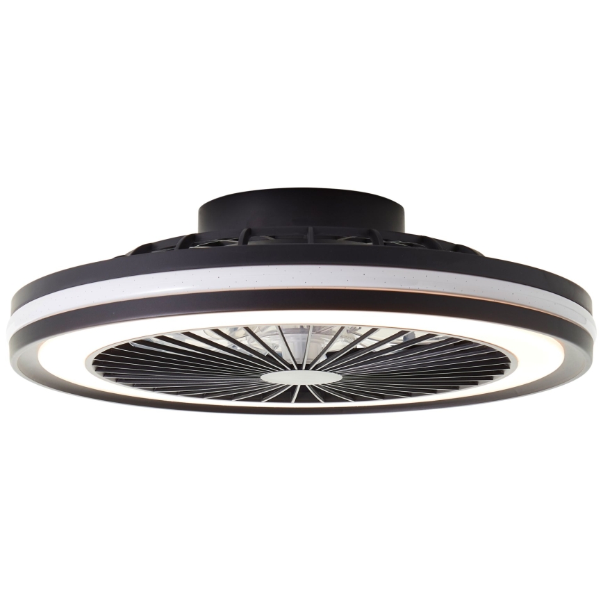 Brilliant - LED RGBW dimbar taklampa med fläkt PALMERO LED/40W/230V 2700-6500K Ø 46,6 cm beige + fjärrkontroll