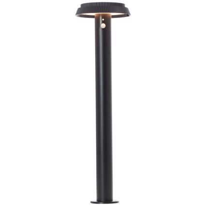 Brilliant - LED solcellslampa med sensor ALVERO LED/4W/3,7V 2000 mAh 70 cm IP44 svart