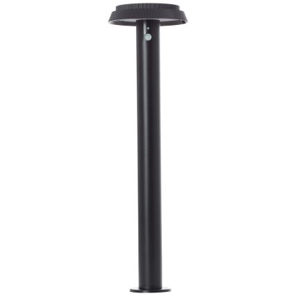 Brilliant - LED solcellslampa med sensor ALVERO LED/4W/3,7V 2000 mAh 70 cm IP44 svart