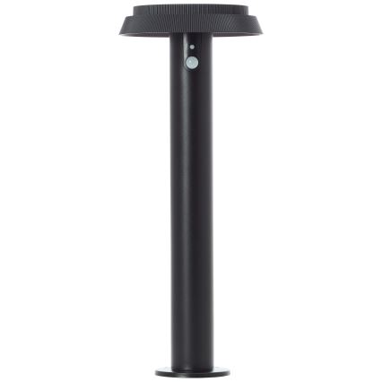 Brilliant - LED solcellslampa med sensor ALVERO LED/4W/3,7V 2000 mAh 50 cm IP44 svart