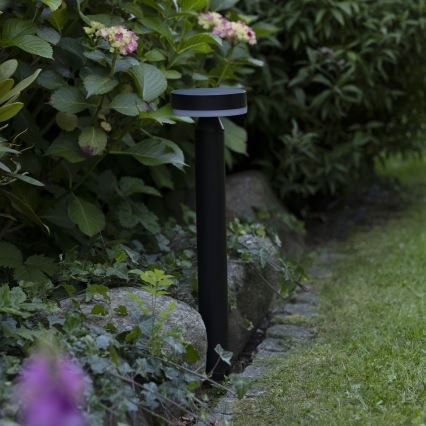 Brilliant - LED Solarlampa med sensor MAGUA LED/4W/3,7V 2000 mAh 50,2 cm IP44 svart