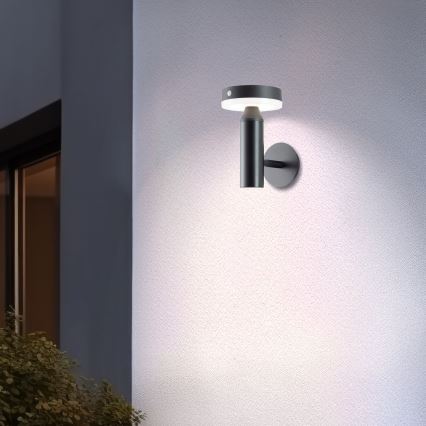 Brilliant - LED solcellsvägglampa med sensor MAGUA LED/4W/3,7V 2000 mAh IP44