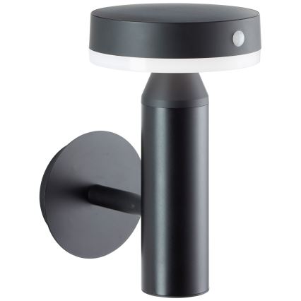 Brilliant - LED solcellsvägglampa med sensor MAGUA LED/4W/3,7V 2000 mAh IP44