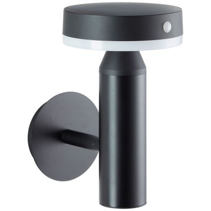 Brilliant - LED solcellsvägglampa med sensor MAGUA LED/4W/3,7V 2000 mAh IP44