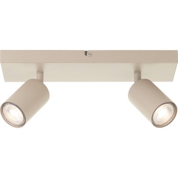 Brilliant - LED-spot JELLO 2xGU10/5W/230V beige