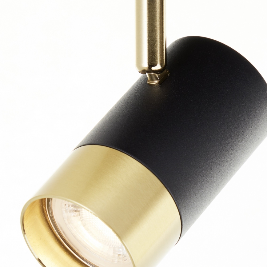 Brilliant - LED-spot VIGOLO 3xGU10/5W/230V svart/guld