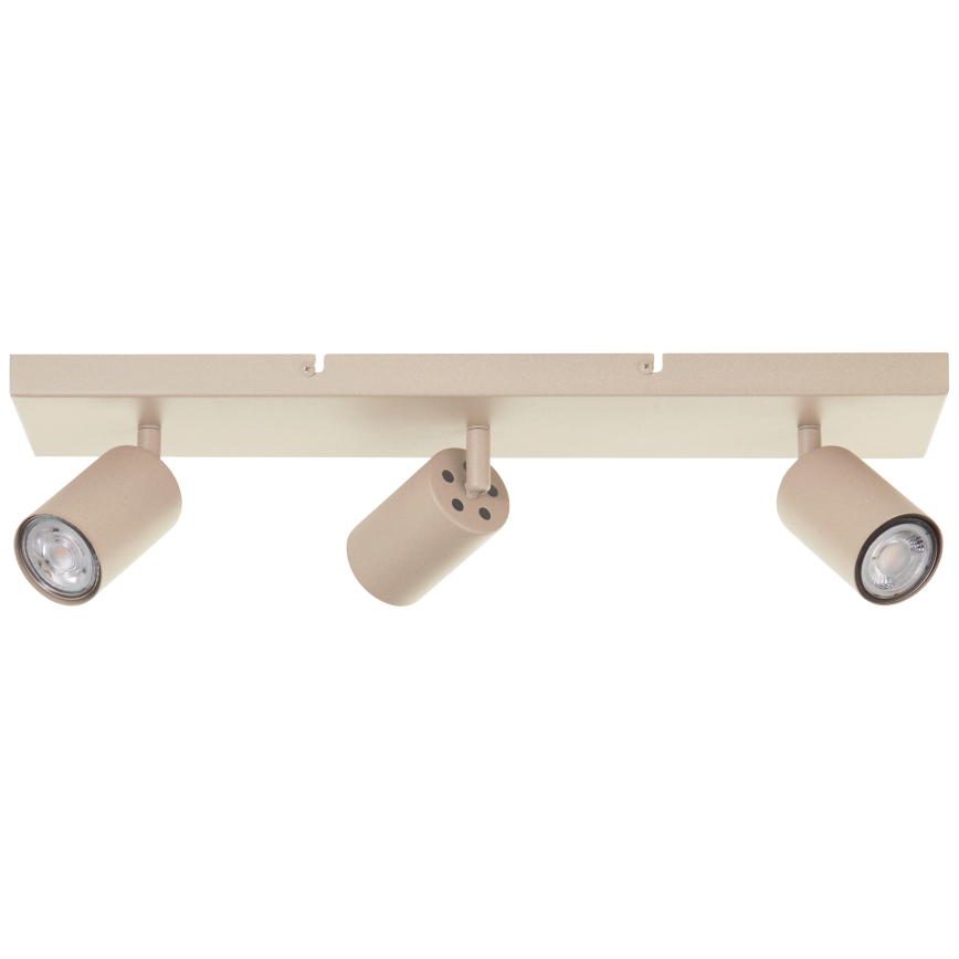 Brilliant - LED-spotlampa JELLO 3xGU10/5W/230V beige
