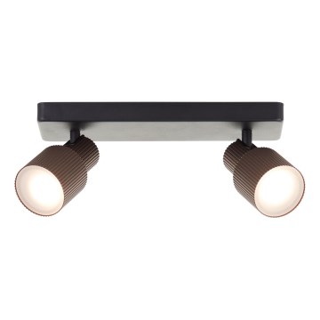 Brilliant - LED spotlight CADIZ 2xGU10/5W/230V brons