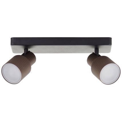 Brilliant - LED spotlight CADIZ 2xGU10/5W/230V brons