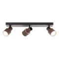 Brilliant - LED spotlight CADIZ 3xGU10/5W/230V brons