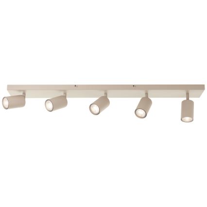 Brilliant - LED-spottarmatur JELLO 5x GU10/5W/230V beige