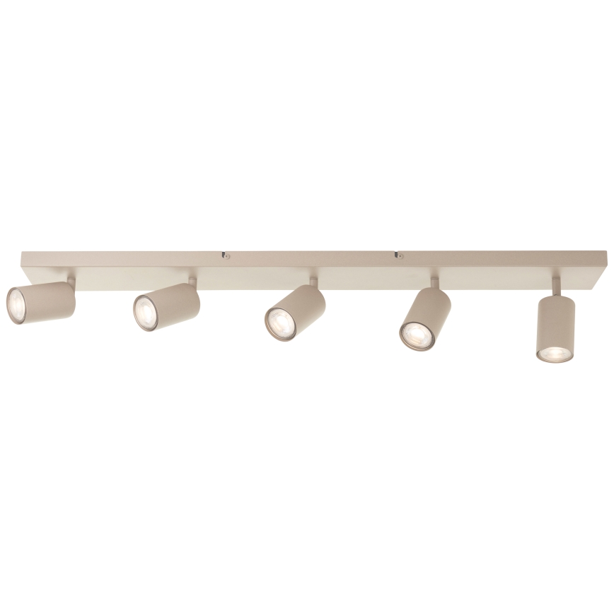 Brilliant - LED-spottarmatur JELLO 5x GU10/5W/230V beige