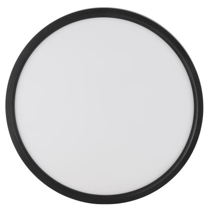 Brilliant - LED-taklampa med rörelse- och skymningssensor GALO LED/26W/230V Ø 40 cm svart