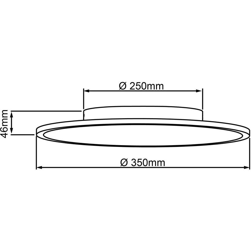 Brilliant - LED taklampa BUFFI LED/24W/230V diameter 35 cm 4000K