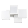 Brilliant - LED taklampa CUBIX 5xLED/7,6W/230V 3000K vit
