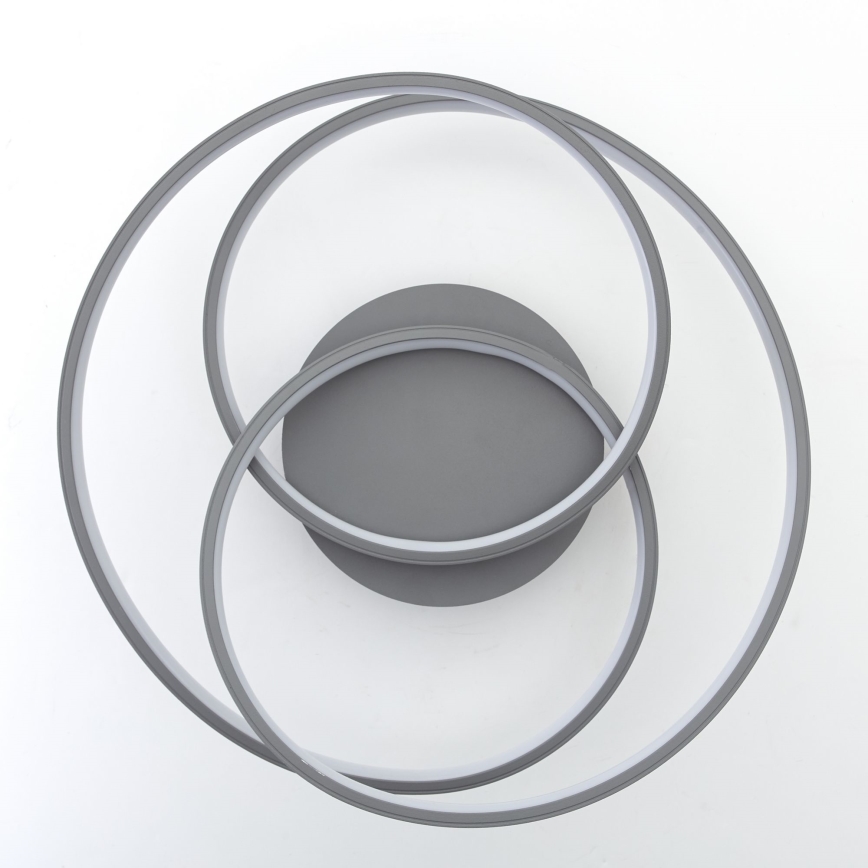 Brilliant - LED taklampa LABYRINTH LED/40W/230V diameter 39,5 cm grå