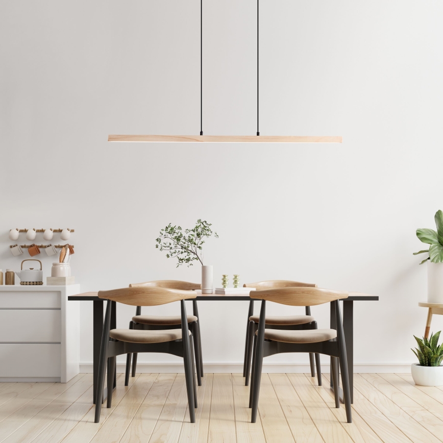 Brilliant - LED-taklampa på vajer ARION LED/22W/230V furu