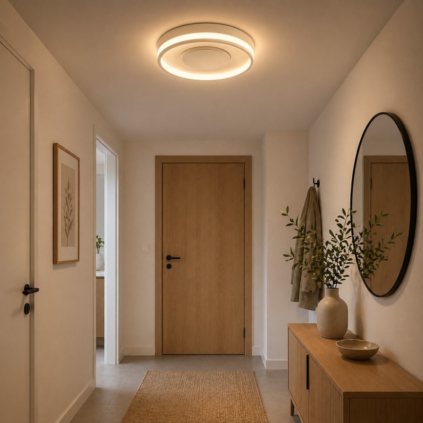 Brilliant - LED-taklampa REVOLA LED/33W/230V 3000/4000/6500K Ø 40 cm beige