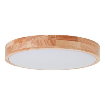 Brilliant - LED-taklampa SLIMLINE LED/22W/230V Ø 39 cm, gummiträ