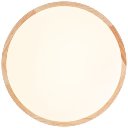 Brilliant - LED-taklampa SLIMLINE LED/22W/230V Ø 39 cm, gummiträ