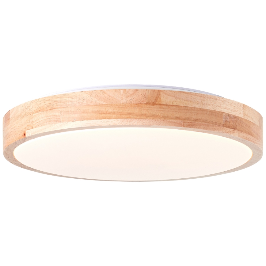 Brilliant - LED taklampa SLIMLINE LED/24W/230V Ø 34,5 cm gummiträ