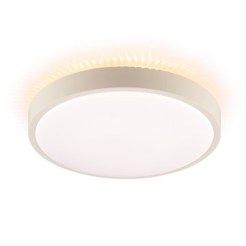 Brilliant - LED-taklampa SOLISTRA LED/18W/230V Ø 34,5 cm beige