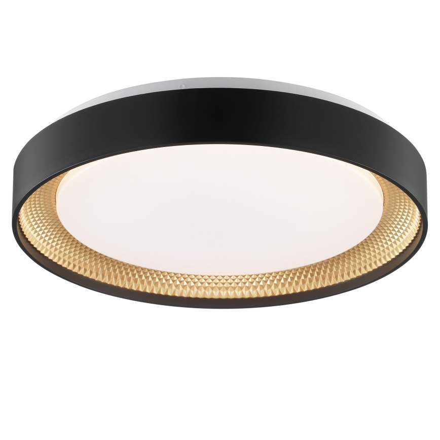 Brilliant - LED dimbar taklampa WALDO LED/24W/230V 3000-6500K Ø 38,5 cm svart/guld + fjärrkontroll
