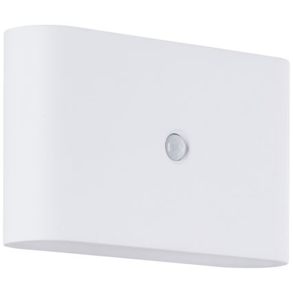 Brilliant - LED utomhus vägglampa med sensor XINO LED/3W/5V 3600 mAh IP44 vit