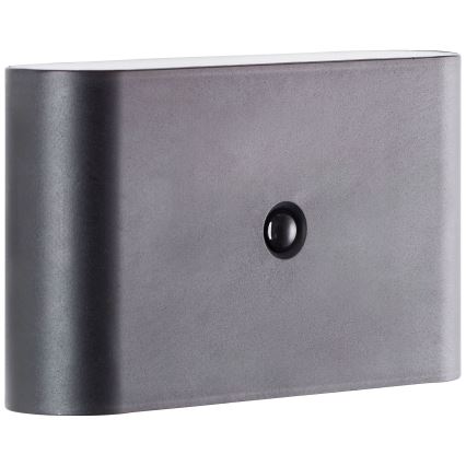 Brilliant - LED utomhus vägglampa med sensor XINO LED/3W/5V 3600 mAh IP44 svart