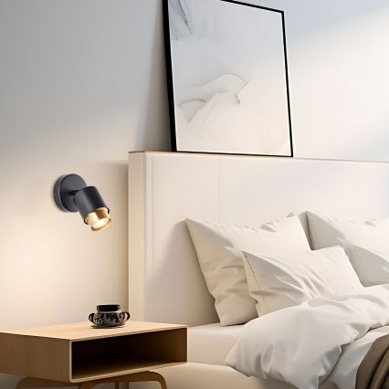 Brilliant - LED väggspot COVELO 1xGU10/5W/230V svart/guld