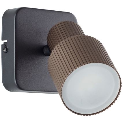 Brilliant - LED väggspotlight CADIZ 1xGU10/5W/230V brons