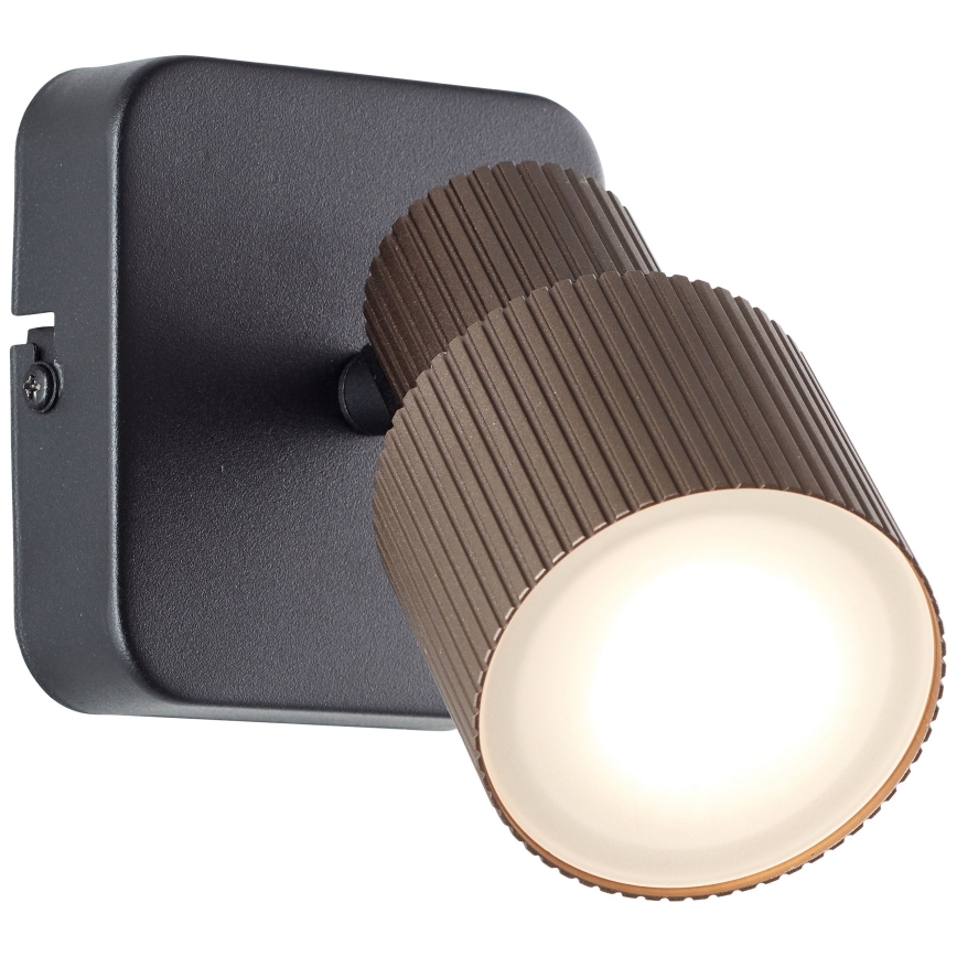 Brilliant - LED väggspotlight CADIZ 1xGU10/5W/230V brons
