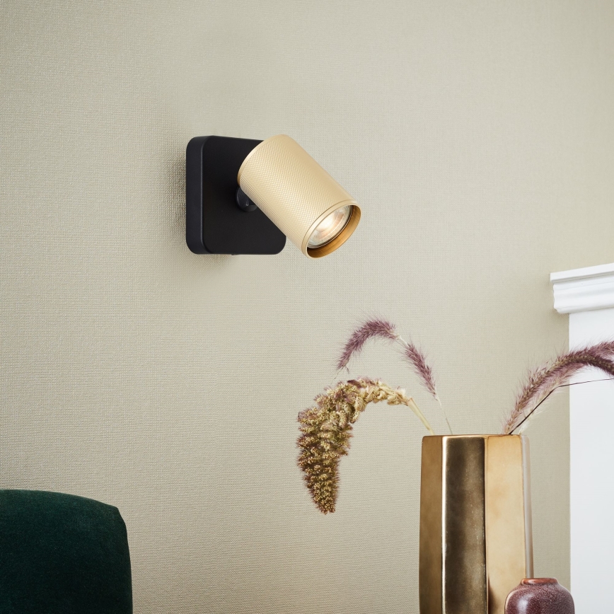 Brilliant - LED väggspotlight MARTY 1xGU10/5W/230V guld